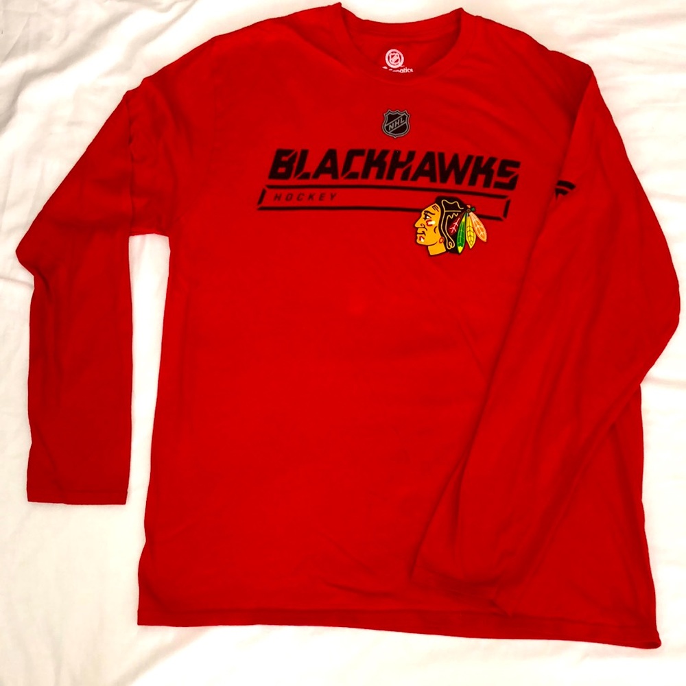 Fanatics NHL Blackhawks long sleeved t-shirt size L mens